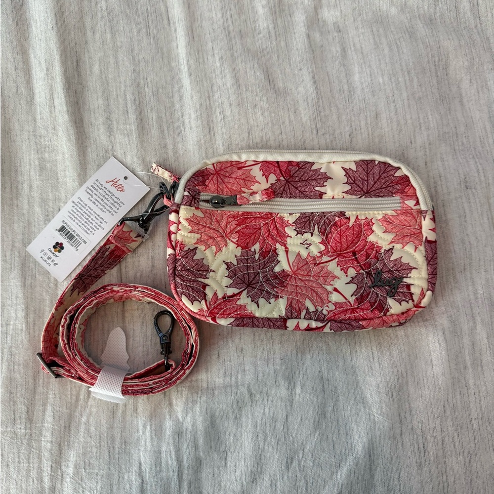 NEW Lug Leaves Super Coupe Convertible Crossbody Bag